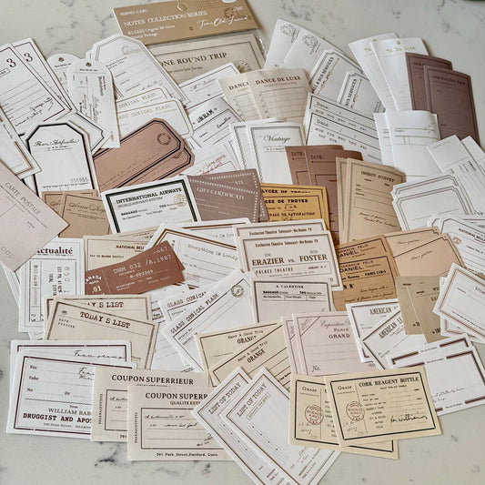 100 Pcs Timeless Notes Paper Pack