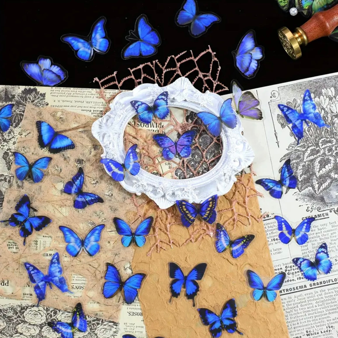 40 Pcs Small Butterfly Stickers