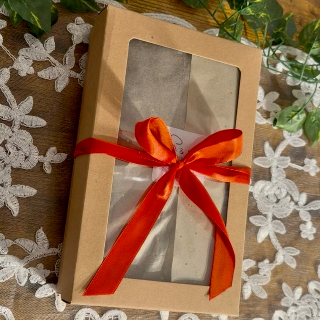 Embossed Soft Faux Leather Journal (Gift Box Option)