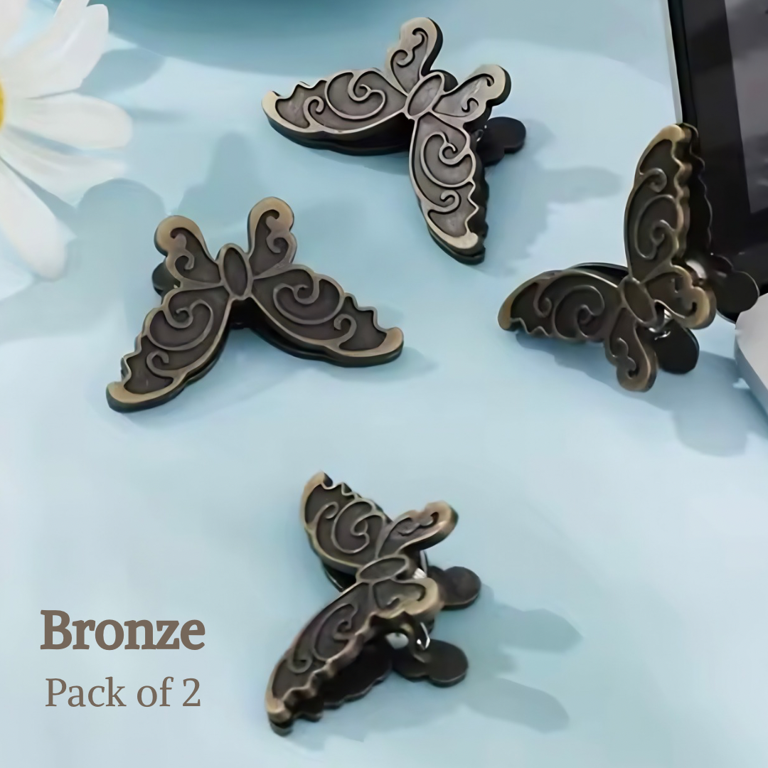 2 Pack Small Butterfly Paper Clips