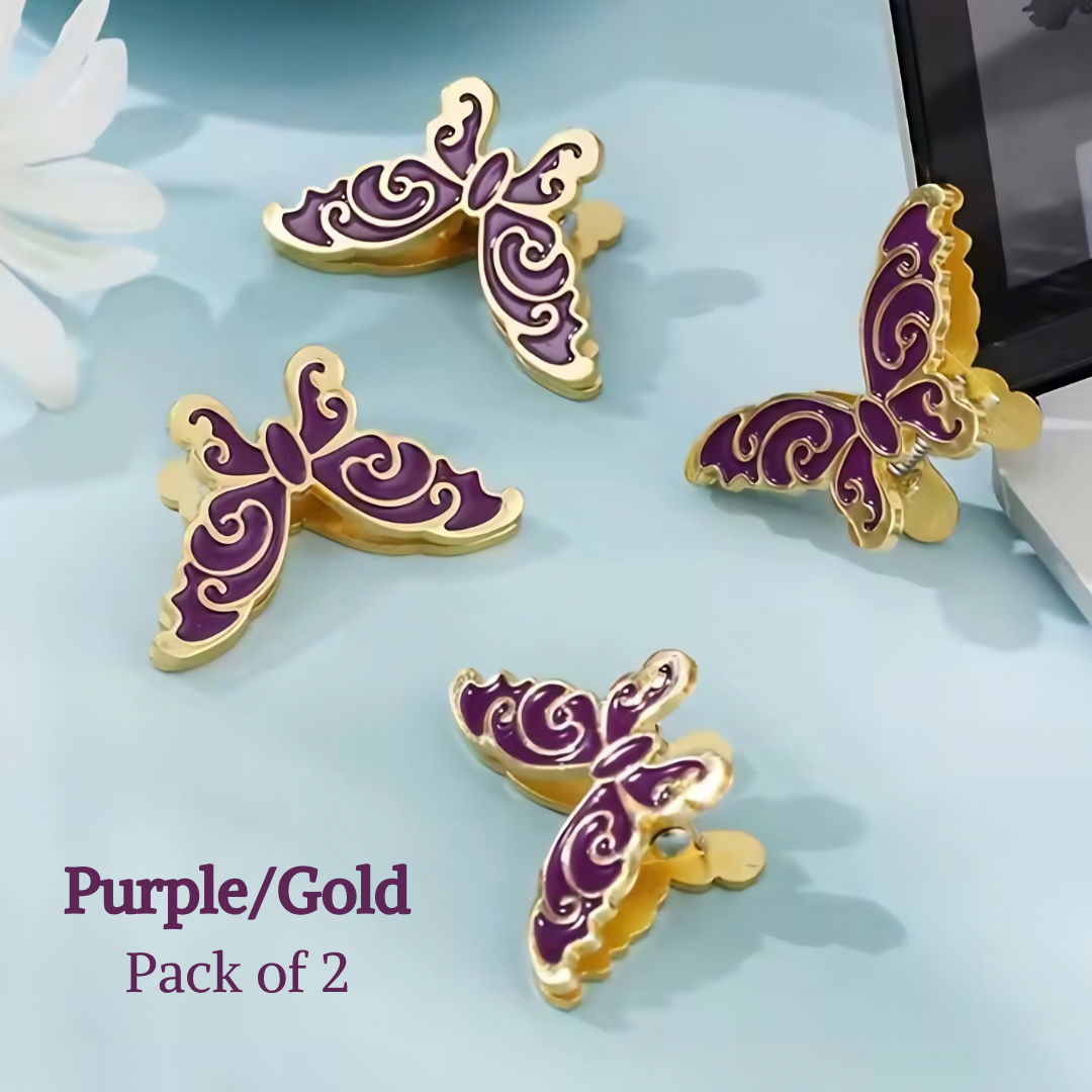 2 Pack Small Butterfly Paper Clips