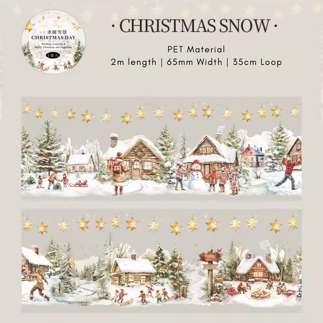 2m Christmas Day PET Tape