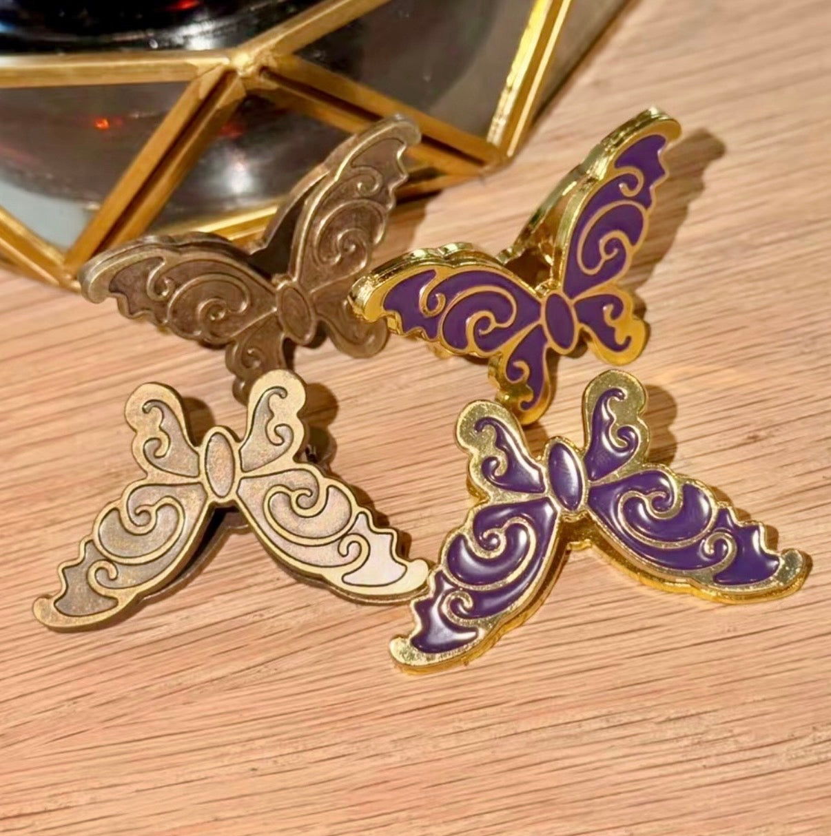 2 Pack Small Butterfly Paper Clips