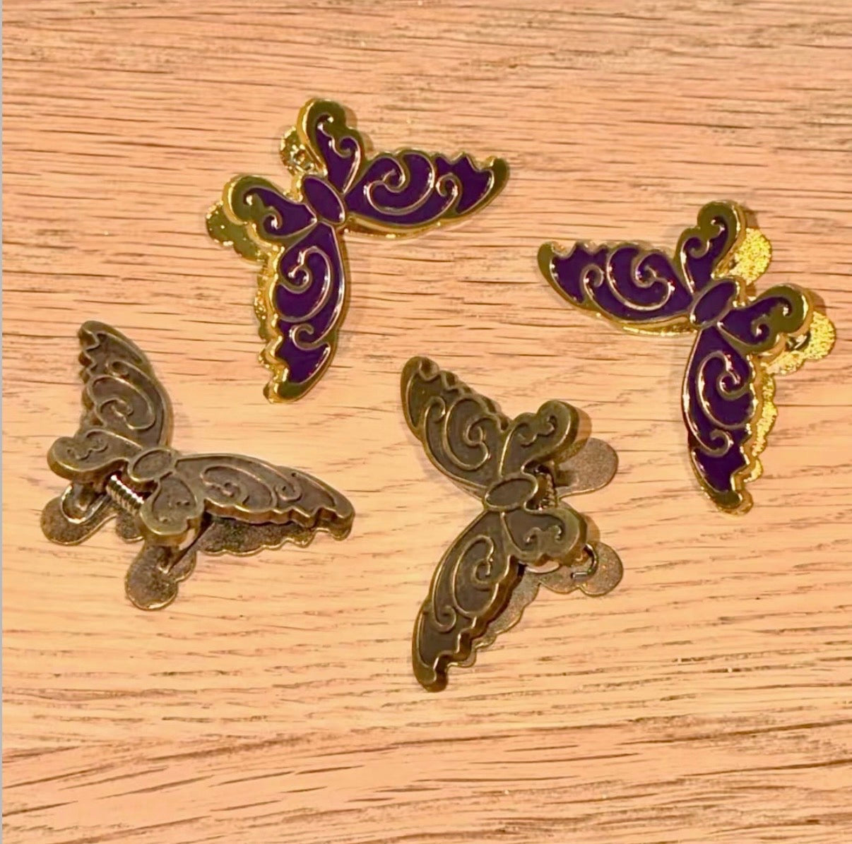 2 Pack Small Butterfly Paper Clips