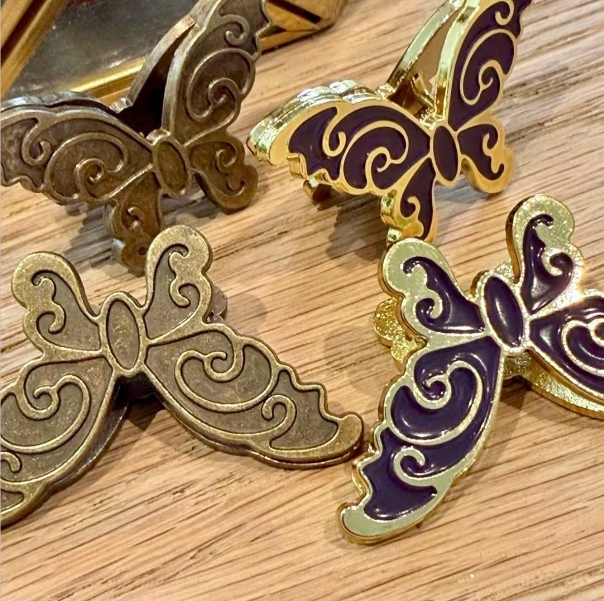 2 Pack Small Butterfly Paper Clips