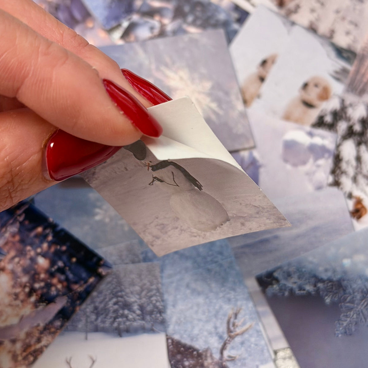 46 Pcs Snow Landscape Stickers