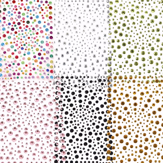 Coloured Gem Sticker Sheets