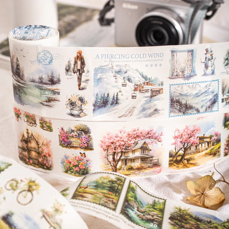 2m Seasonal Landscape Washi Tape