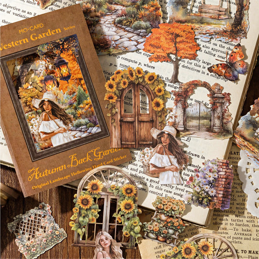 30 Pcs Garden Scenery Stickers