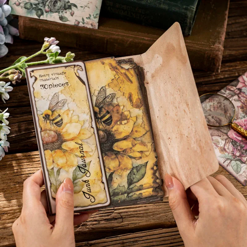 30 Pcs Lost Garden Vintage Paper