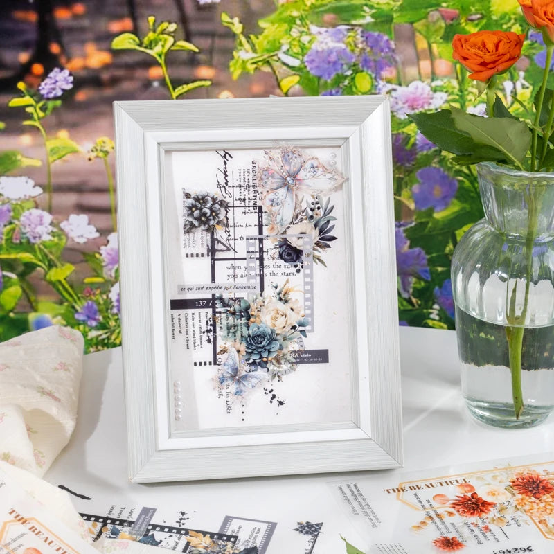 20 Page Brilliant Flowers Sticker Book