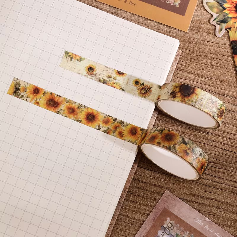 115 Pcs Sunflower Scrapbooking Starter Set